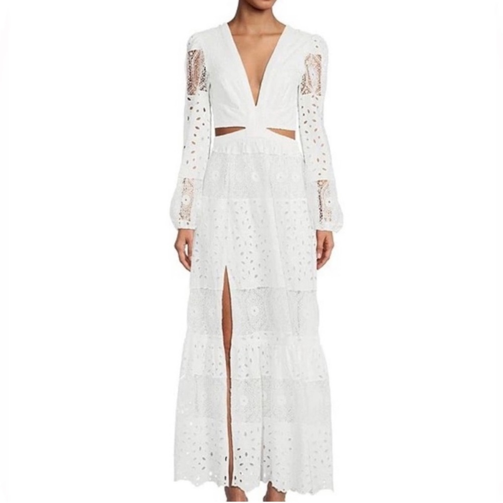 NWT Stunning Embroidered Maxi Dress - Gianni Bini Raelynn